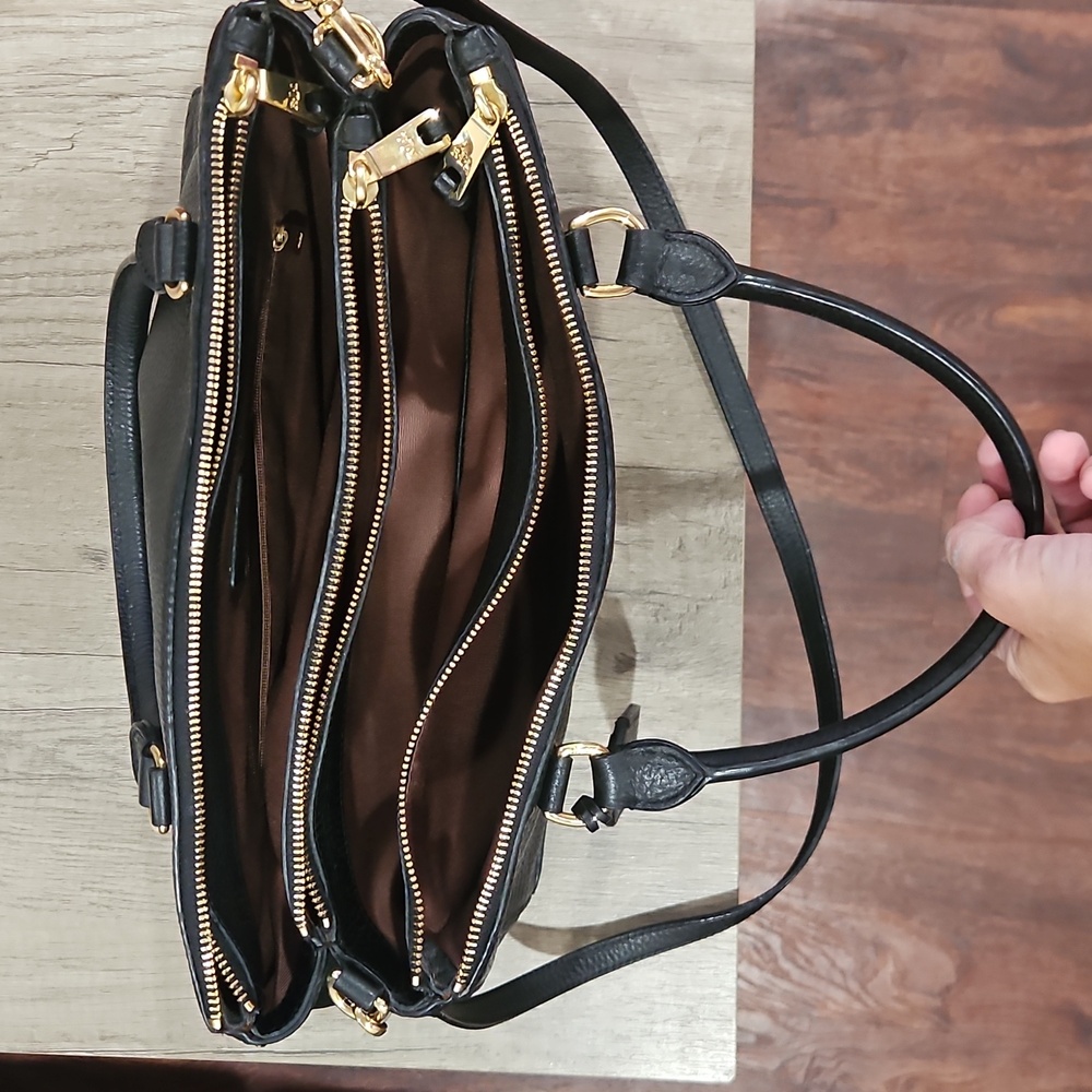 The Structured Satchel Lauren by Ralph Lauren Morrison Satchel - Picture 9 of 16